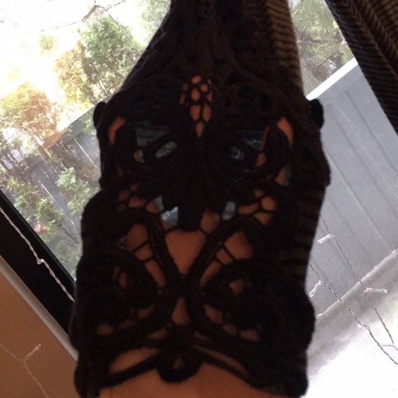 Black and charcoal striped long sleeve tunic - Picture 2 of 5